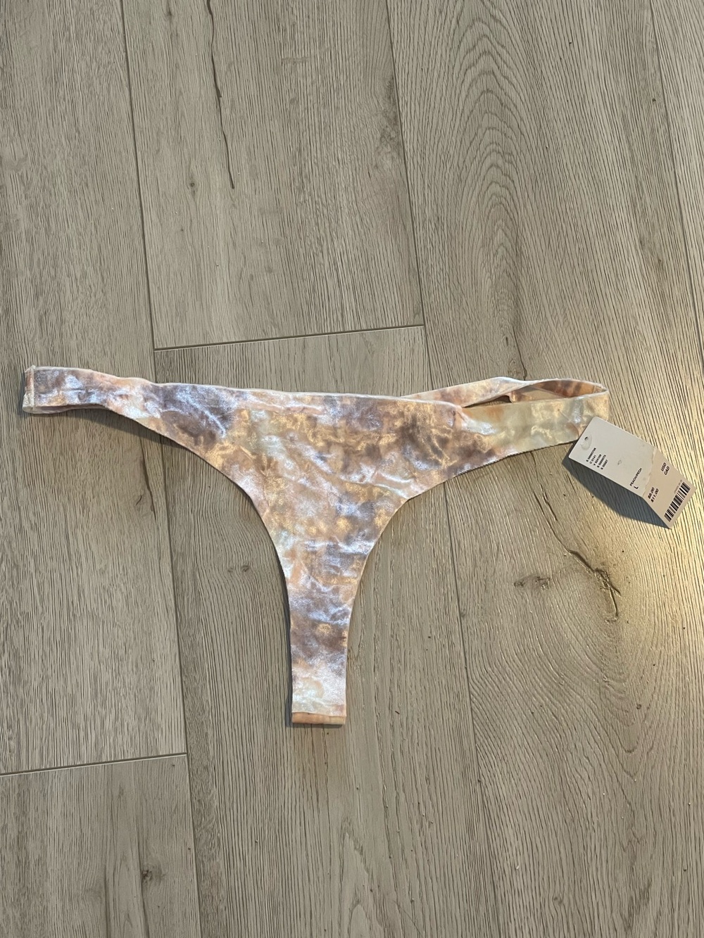 UO Out from Under Crushed Velvet Seamless Thong Panties